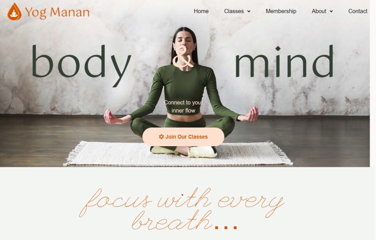 Yogmanan WordPress Website